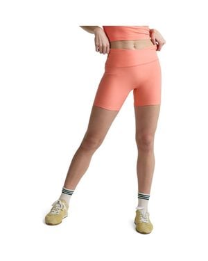 Beyond Yoga Space Dye Leisure Bike Shorts - Orange