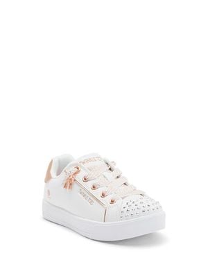 Skechers Super Starlite Twinkle Toes Sneaker - White