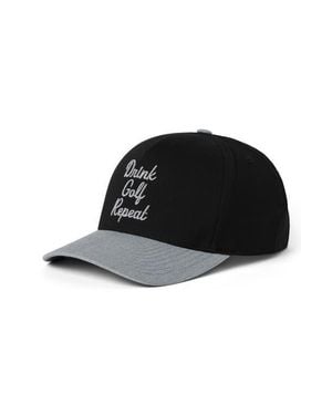Travis Mathew Swing And Sip Baseball Cap - Black