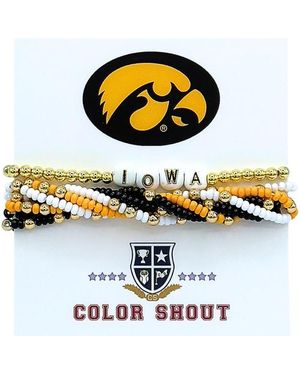Color Shout Iowa Lucky 7 Bracelet Set - Metallic