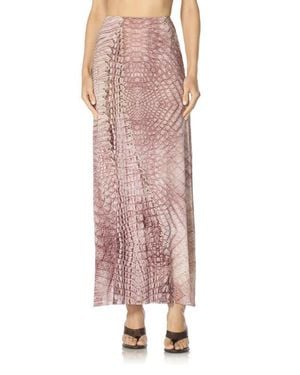 AFRM Sera Ankle Length Skirt - Pink