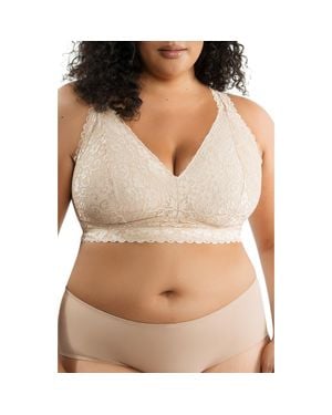 Parfait Adriana Wire-Free Full Bust Supportive Bralette - Brown