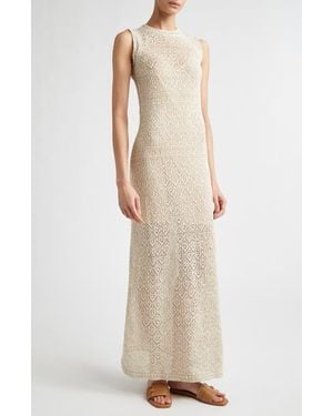 Eleventy Linen Blend Sleeveless Dress - Natural