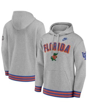 Nike Florida Gators Legacy Retro Pullover Hoodie - Gray