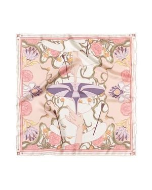 Lost Pattern The Dreamer Bandana Silk Scarf - Pink