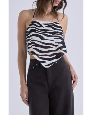 Pistola Sinclaire Stripe Halter Top - Blue