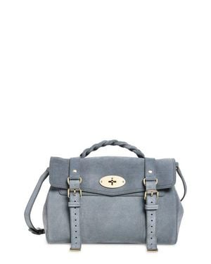 Mulberry Alexa Suede Satchel - Blue