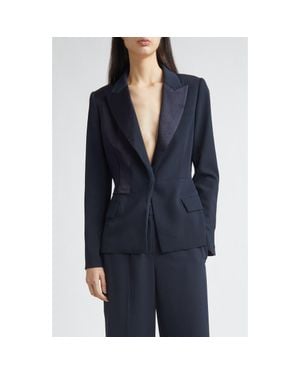 Jason Wu Cady & Washed Twill Blazer - Blue