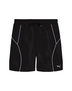 PUMA Kids' Woven Track Shorts - Black
