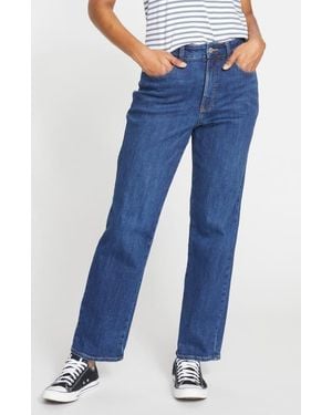UNIVERSAL STANDARD Donna High Waist Straight Leg Jeans - Blue