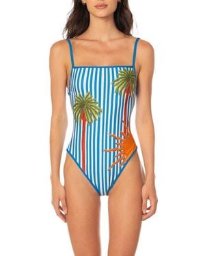 Maaji Prism Wave Biella One-Piece Swimsuit - Blue