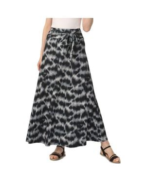 Kimi + Kai Belted Maxi Skirt - Black