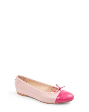 Patricia Green Tropez Cap Toe Ballet Flat - Pink