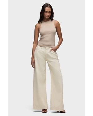 Hudson Jeans Jodie Loose Wide Leg - Natural