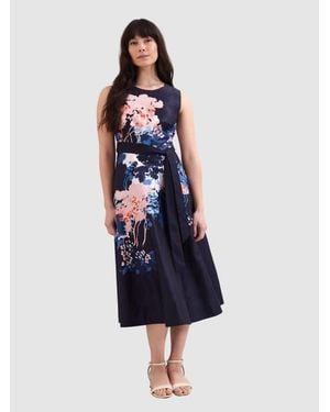 Phase Eight Natalya Floral Dress - Blue