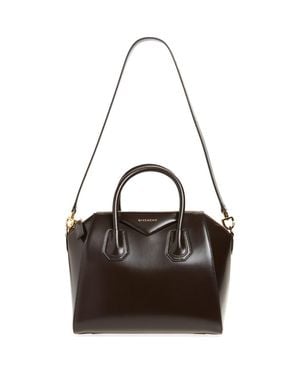 Givenchy Small Antigona Leather Satchel - Black