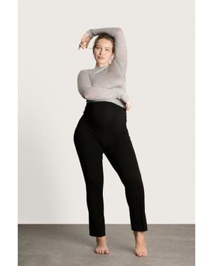 Nom Maternity London Pant 4 Way Stretch - Natural