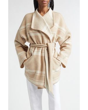 Isabel Marant Brea Virgin Wool Blend Topper - Natural