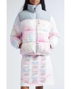 Sandy Liang Jeffrey Print Puffer Jacket - Multicolor