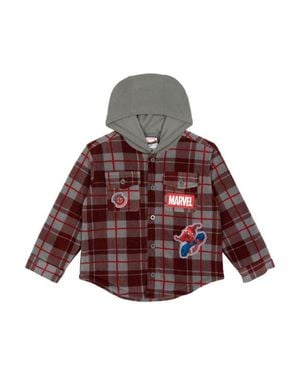 Marvel Spider-Verse Miles Morales Hooded Puffer Jacket - Red