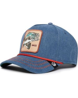 Goorin Bros Bass Embroidered Patch Baseball Cap - Blue