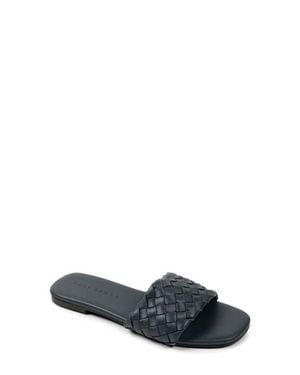 Yosi Samra Nathalie Slide Sandal - Blue
