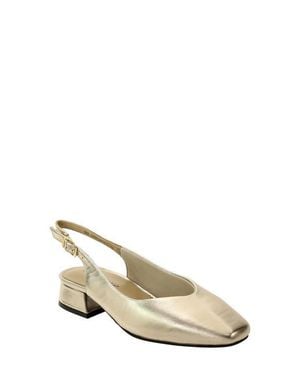 David Tate Sugar Slingback Pump - Natural