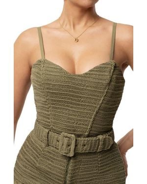 JLUXLABEL Lila Bustier Top - Green