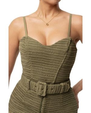 JLUXLABEL Lila Bustier Top - Green