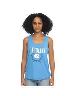 ZooZatZ Carolina North Carolina Tar Heels Everyday Tri-Blend Tank Top - Blue