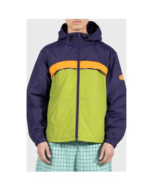 Pleasures Spirit Hooded Nylon Windbreaker - Blue