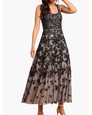 Needle & Thread Rosa Scoop Neck Ankle Gown - Multicolor