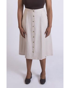 Aam The Label The Wool Midi Skirt - Multicolor