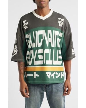 BBCICECREAM Blitz Jersey Knit Pullover - Green