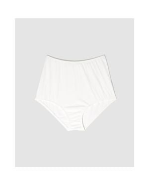 Oddobody Organic Cotton High Waisted Brief - White
