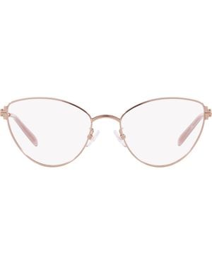 Tory Burch 53Mm Cat Eye Optical Glasses - Brown