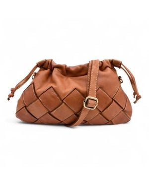 Bolsa Nova Handbags Bolsa Nova Greta Clutch - Brown