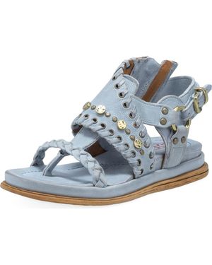 A.s.98 Sullivan Ankle Strap Sandal - Blue