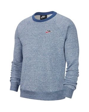 Nike Sportswear Heritage Crewneck Sweatshirt - Blue