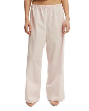 Cotton On Cotton Soft Wide Leg Pant - Natural