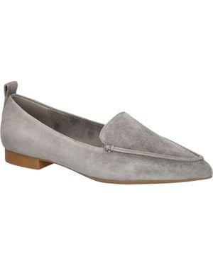 Bella Vita Alessi Pointed Toe Loafer - Gray