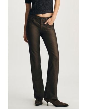Mavi Vicky Mid Rise Bootcut Jeans - Black