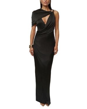 JLUXLABEL Enchanted Drape Maxi Dress - Black