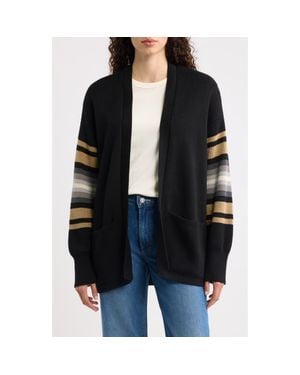 Pendleton Sierra Springs Open Front Cardigan - Black