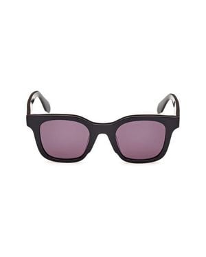 adidas 47Mm Round Sunglasses - Purple