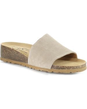 Bos. & Co. Lux Slide Sandal - Natural