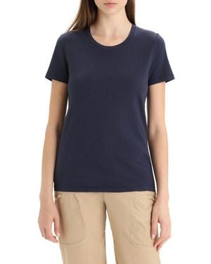 Icebreaker Central Merino Blend T-Shirt - Blue