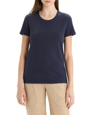 Icebreaker Central Merino Blend T-Shirt - Blue