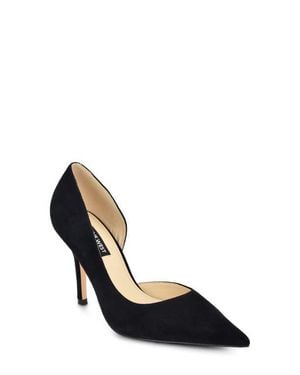 Nine West Grezza Pointed Toe Half D'Orsay Pump - Blue