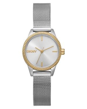 DKNY Milanese Mesh Strap Watch, 26Mm - Metallic